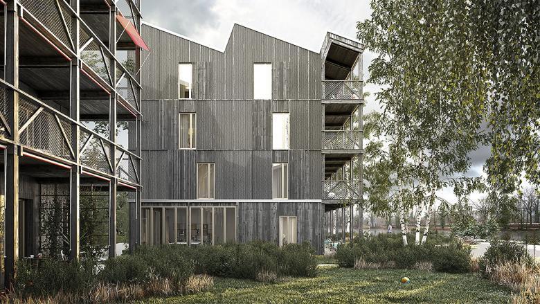 Erlinsbacherstrasse 可持续混合用途建筑丨瑞士丨Duplex Architekten-0