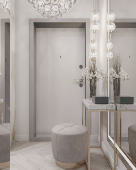 Hallway interior in modern style