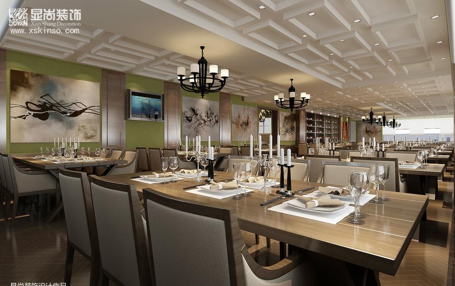 现代新古典奢华海鲜酒楼，品味华丽新风尚-0