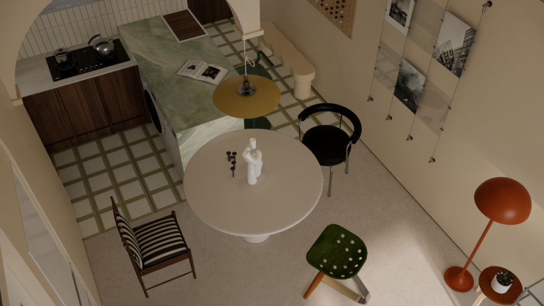 纳阳台开厨房·小空间轻法也能营造大而美丨中国南昌丨零陆设计-43