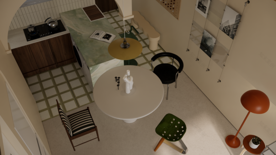 纳阳台开厨房·小空间轻法也能营造大而美丨中国南昌丨零陆设计-43