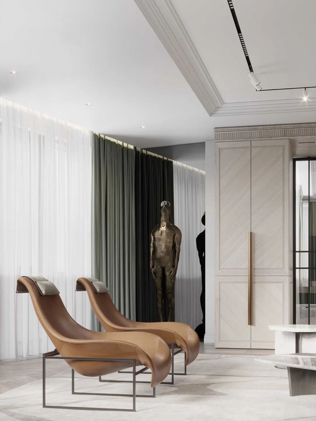 中性经典六口之家丨Ab Architects-11