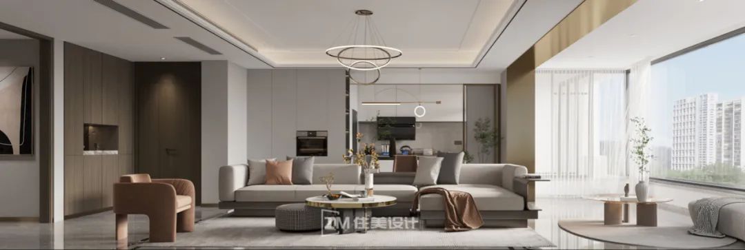 长沙金茂湾现代轻奢私宅设计丨中国长沙丨住美设计-23