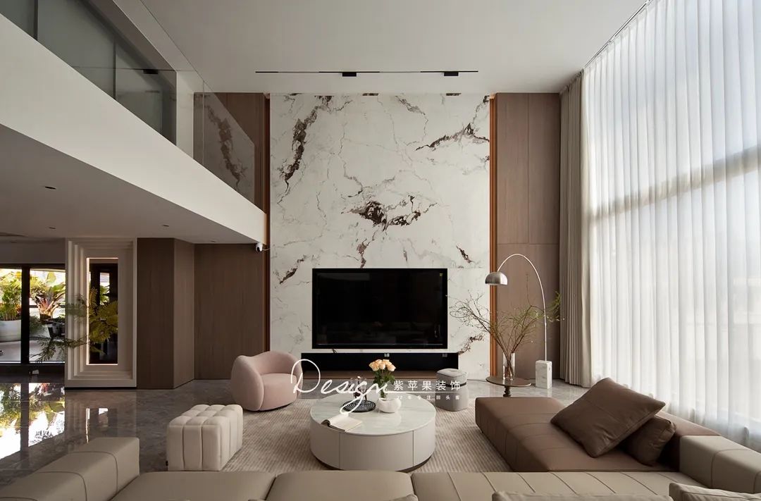 350㎡顶层复式,轻松拿捏墅质生活丨中国海东丨紫苹果装饰-22