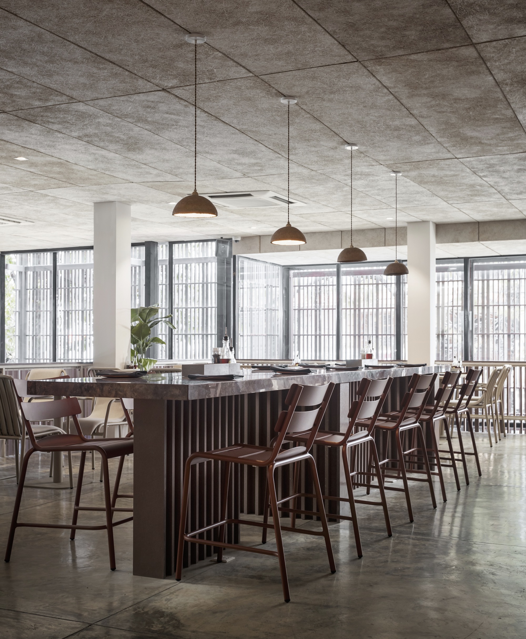 Pizza 4p’s 餐厅丨柬埔寨丨Bloom Architecture-23