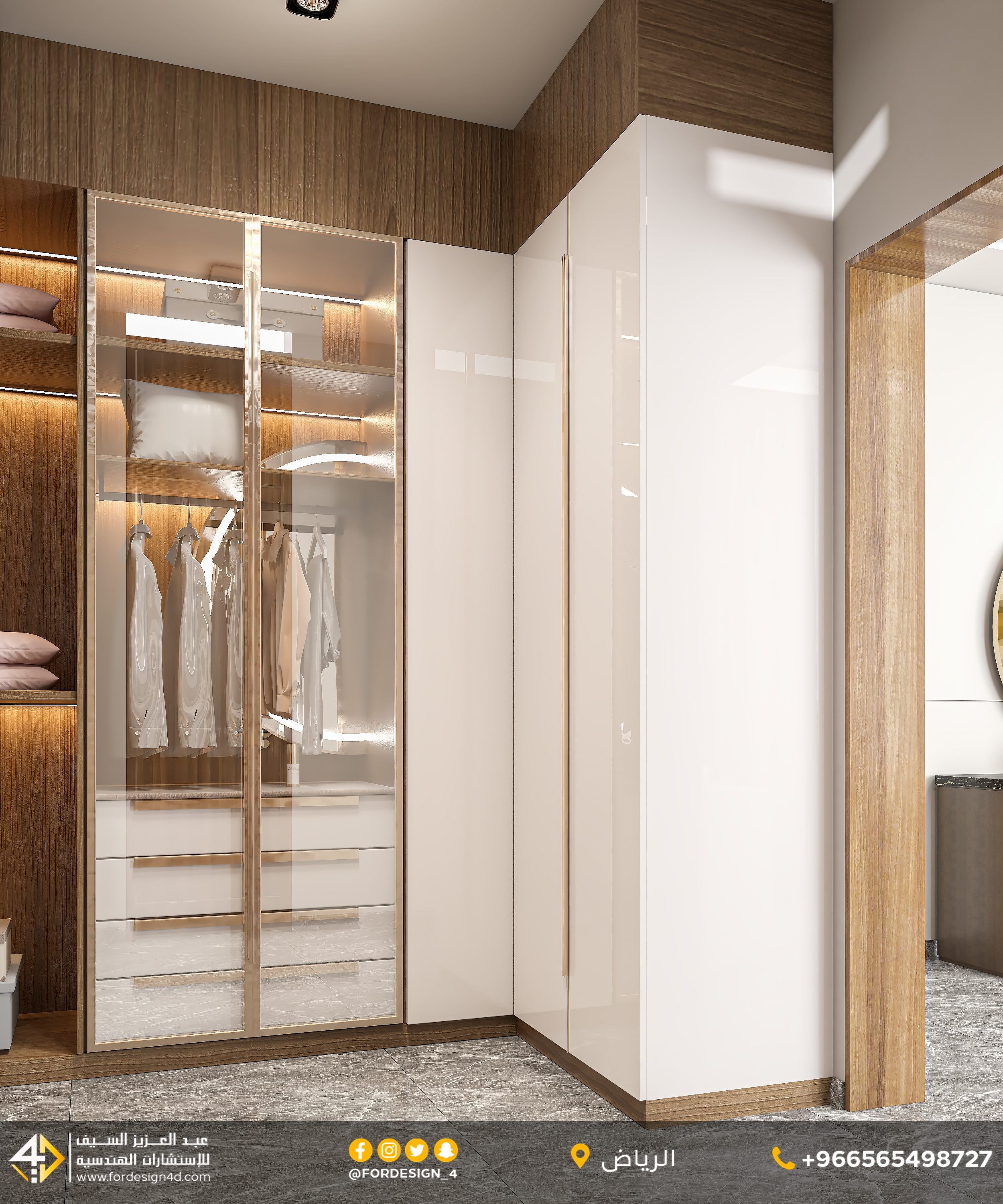 Modern Bedroom design in KSA-6