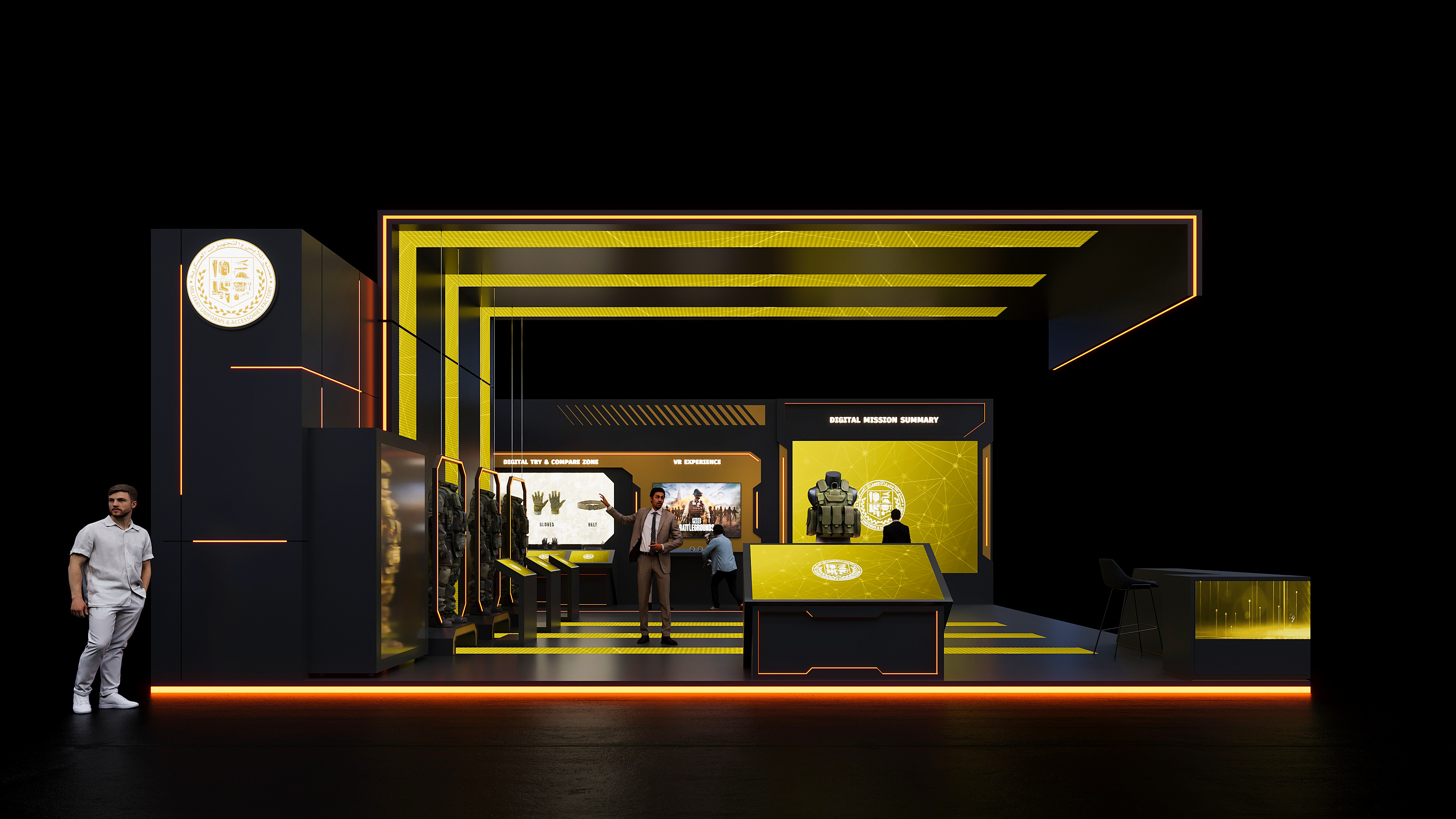 Design concept for MUAF@Saudi Defence Show 2026-2