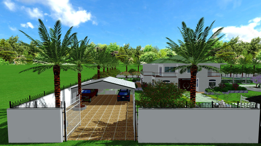 景观别墅(全设计)丨埃及丨Hesham Saleh-21