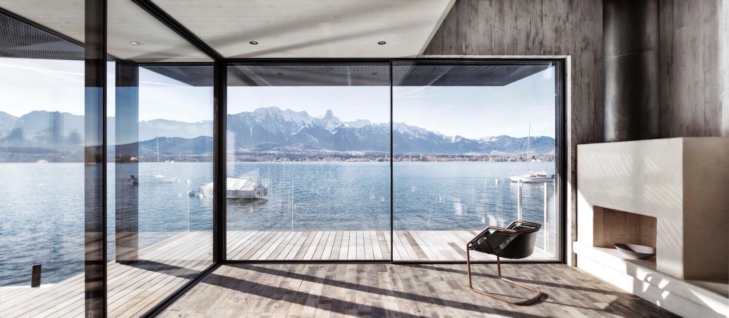 Beautiful house situated between the banks of Lake Thun that offers panoramic views of the lake and mountains   CAANdesign  Architecture and home design blog-4