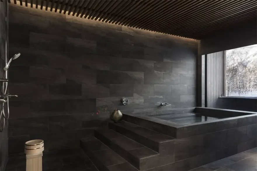 日本山林中传统与现代结合的别墅设计-12