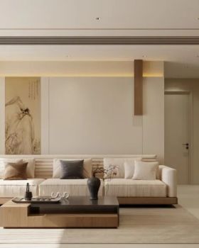 宋氏美学风现代客厅设计丨胡高明