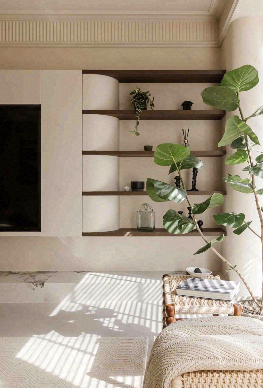 奶油风三居室改造丨中国北京丨七巧天工设计-43