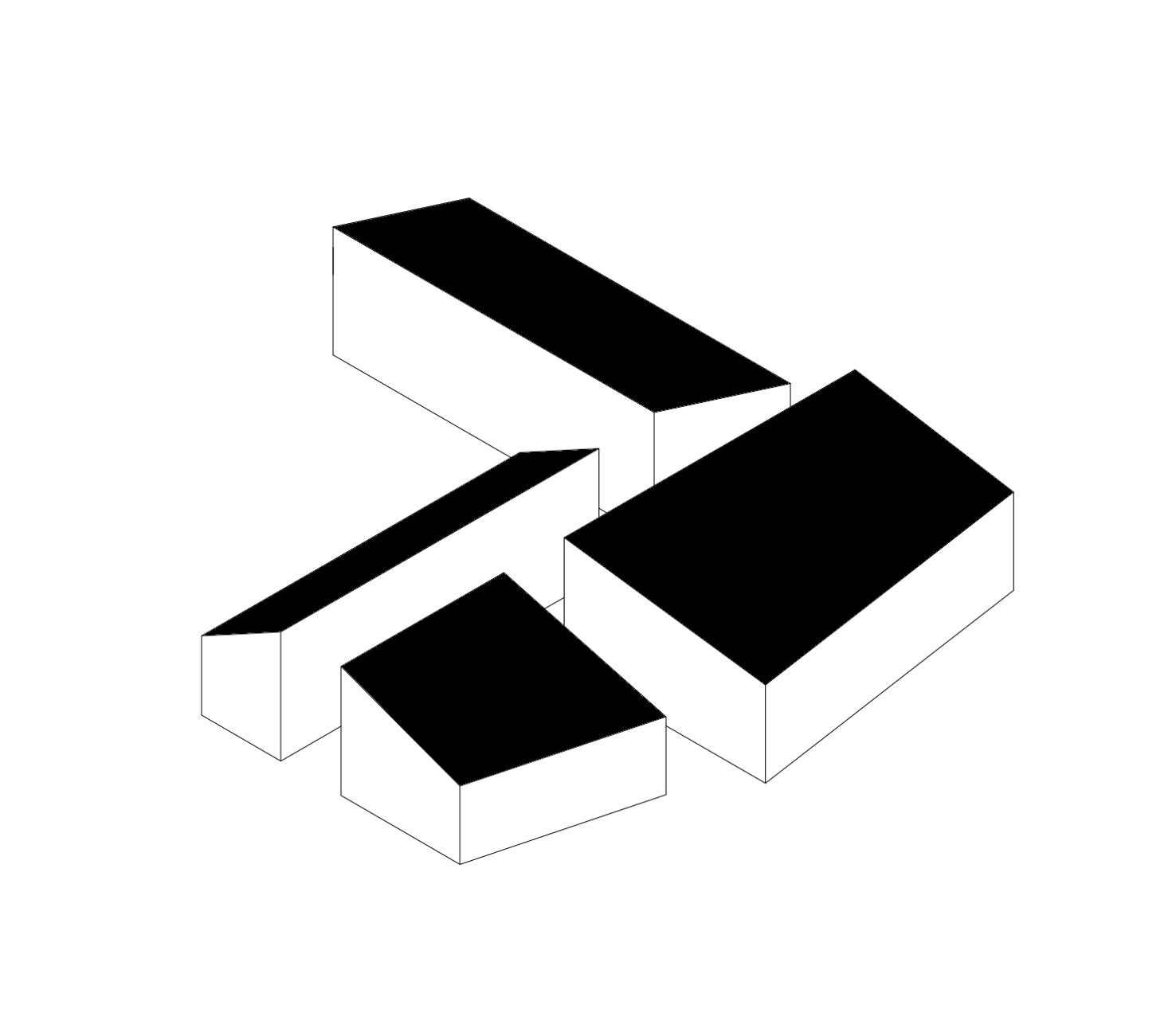 House With Four Roofs / GAISS-38