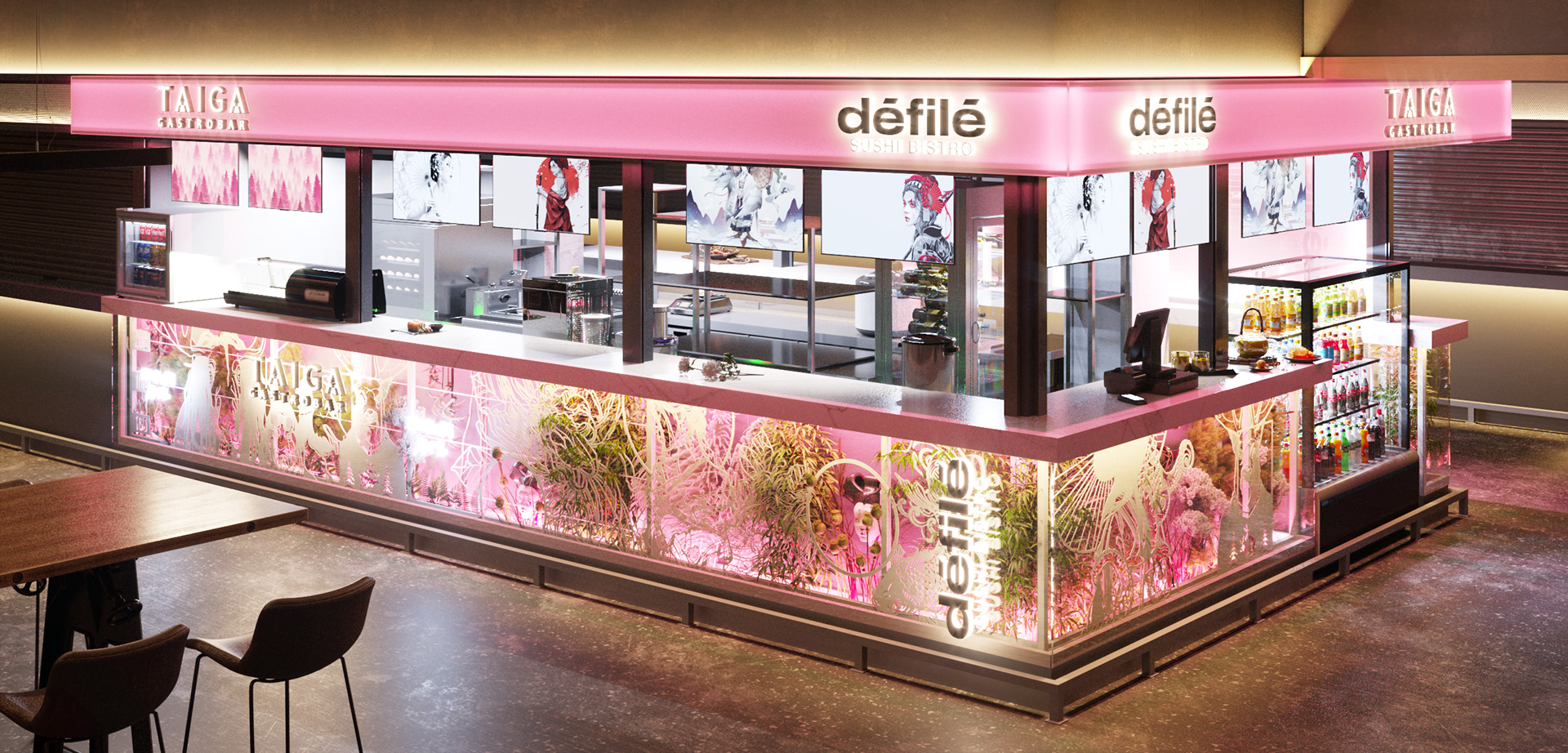 КОНЦЕПТ КОРНЕРА DEFILE,TAIGA-2