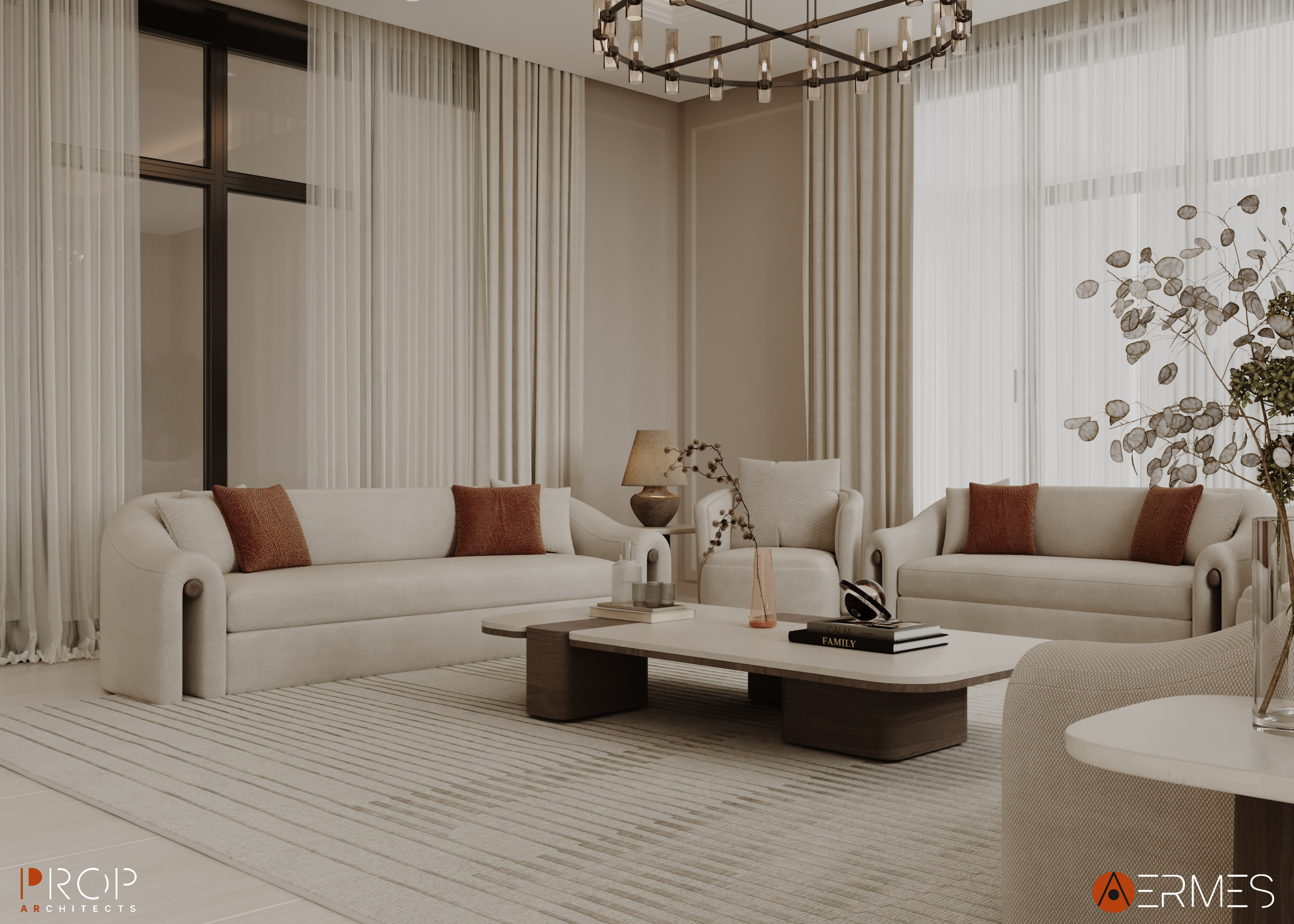 新古典主义室内设计风格丨沙特阿拉伯丨PROP & AERMES ARCHITECTS-16