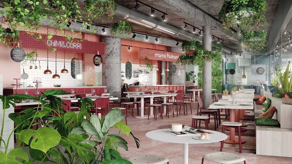 德国KANTINI新型社交型餐饮空间丨德国柏林丨Studio Aisslinger-14