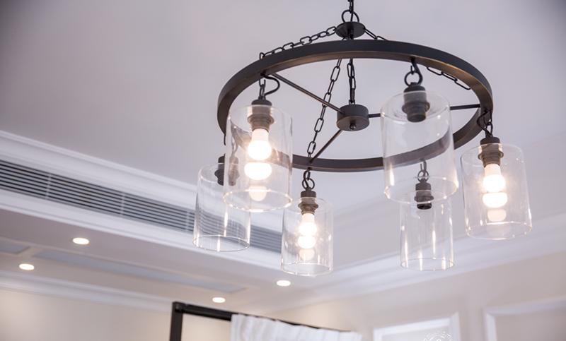 170 平简约美式大平层,开放式书房与餐厅的浪漫融合-17