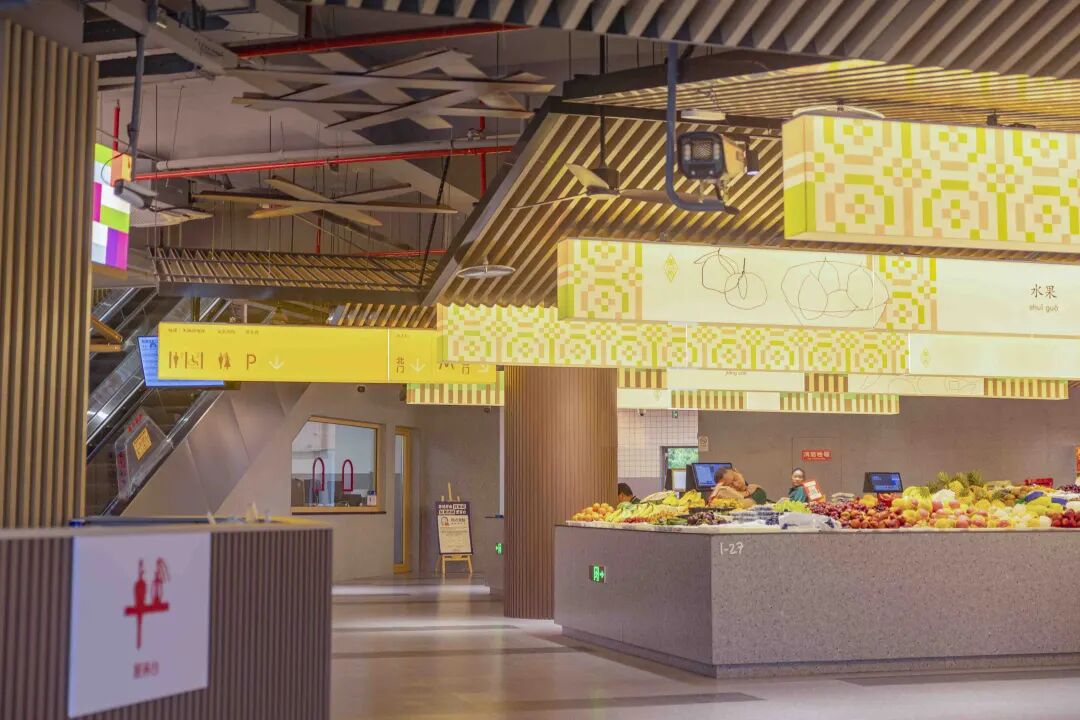 农贸市场设计案例｜菜场变身艺术生活场，“转塘南街菜市”如何重构市井空间？-3