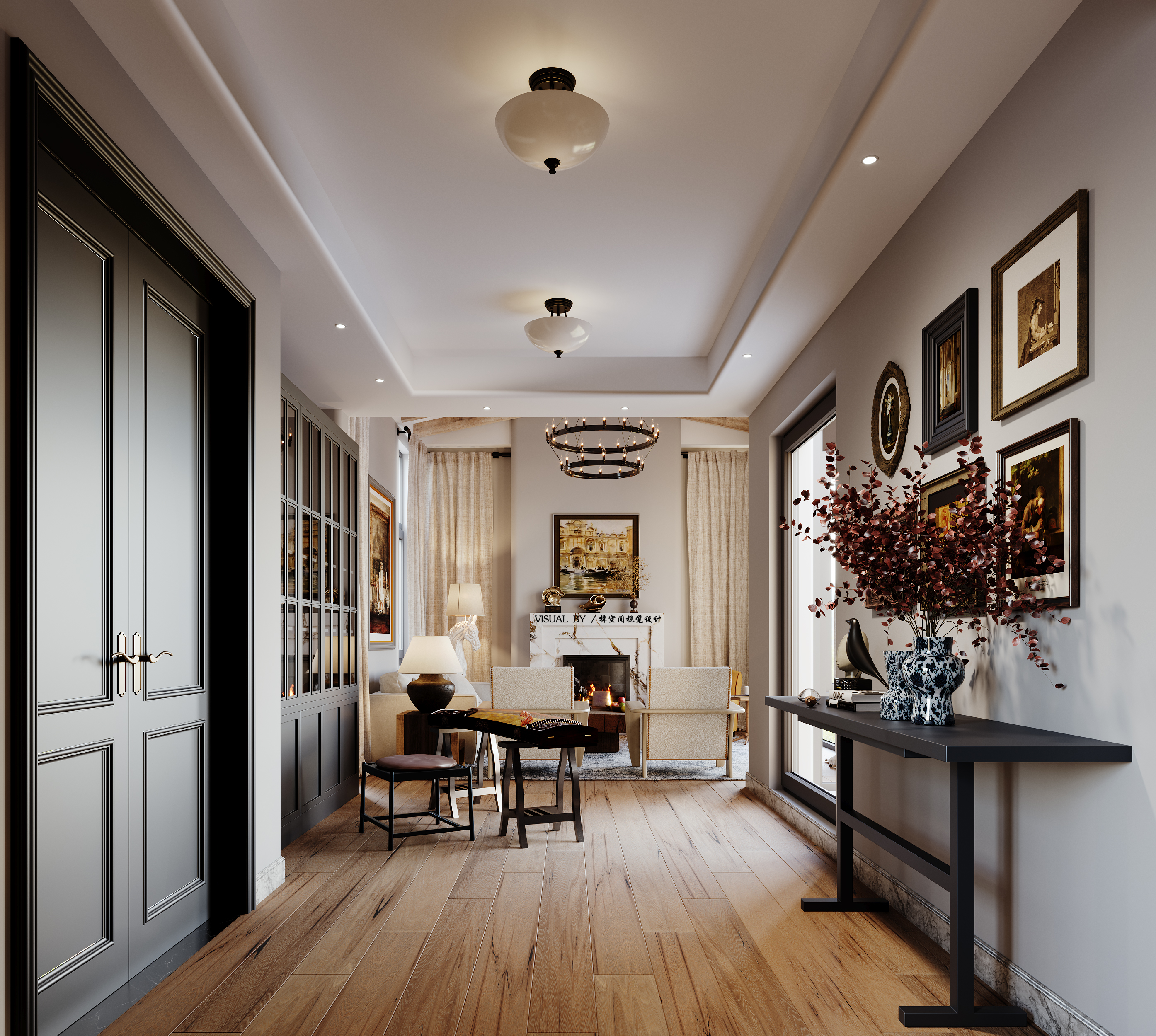 美式中古丨梓空间视觉设计-4