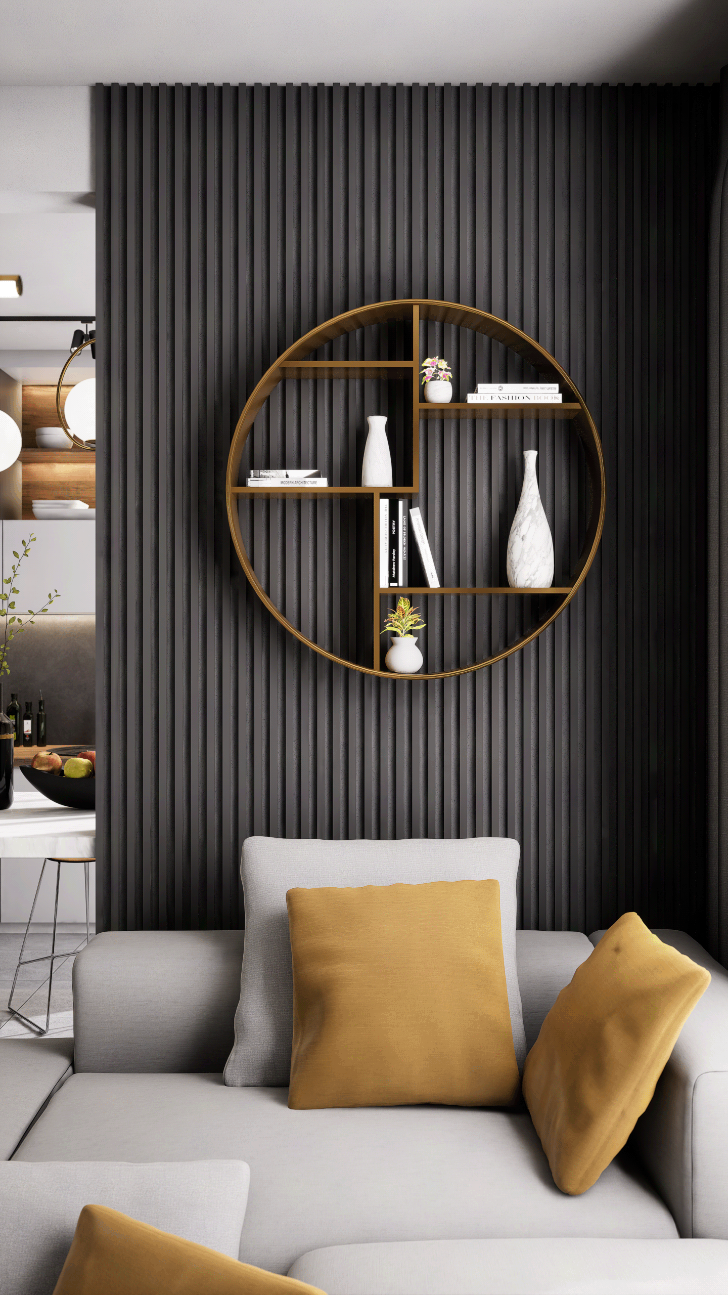 紧凑型居住室内丨Ar Tanzeel Amjad-20