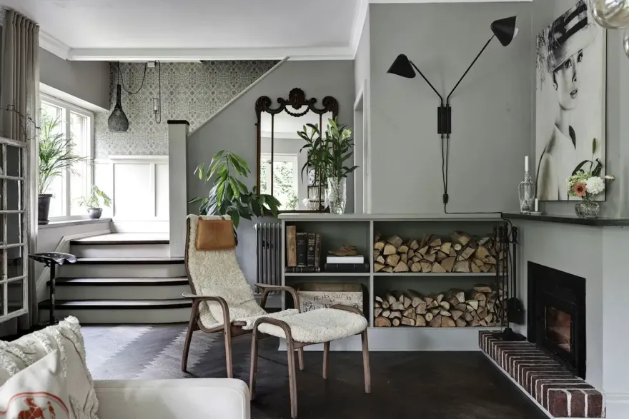 30 年代瑞典风格魅力之家,绿意盎然 garden house-10