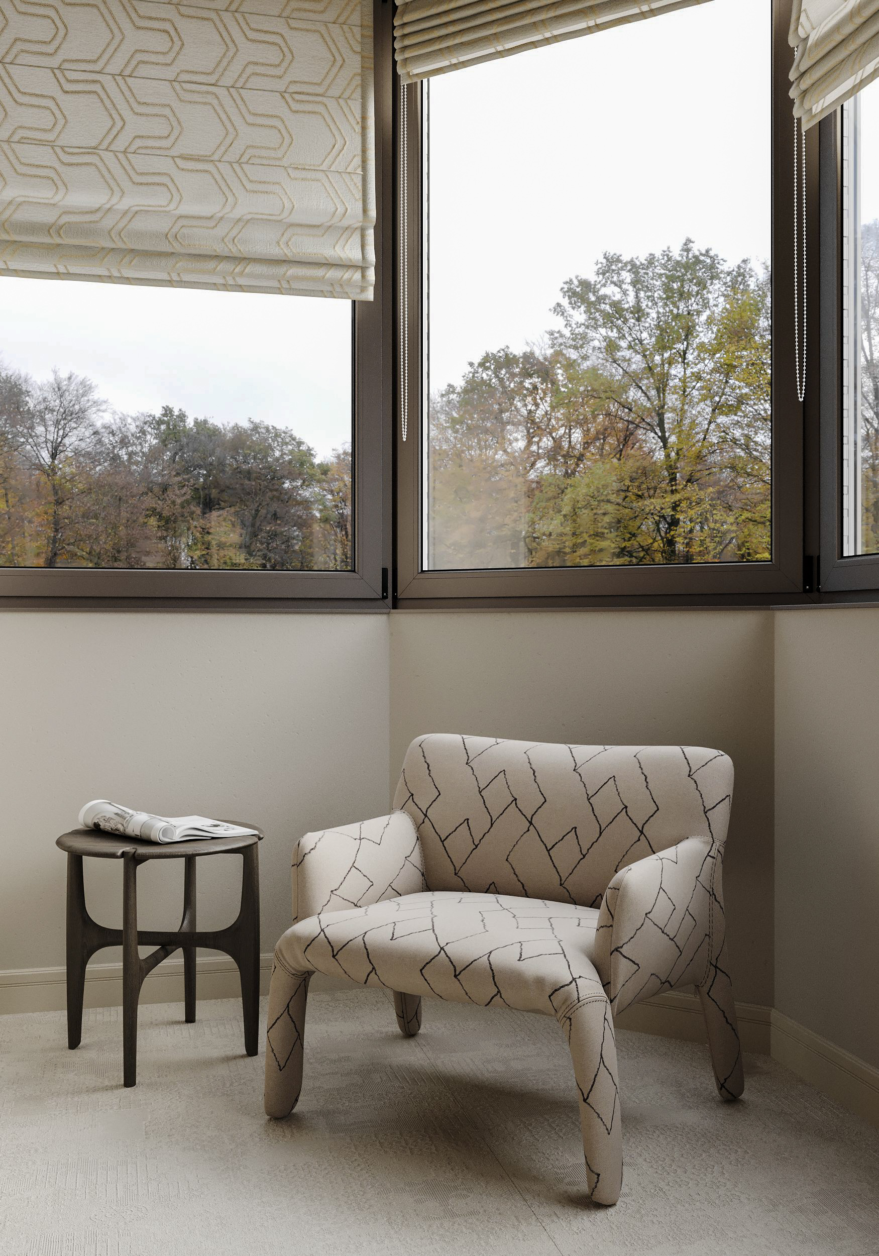 卧室与儿童房“寻找装饰图案”可视化丨设计师 尤里娅·奥奇卡尔,可视化师 奥尔加·马库申科-8