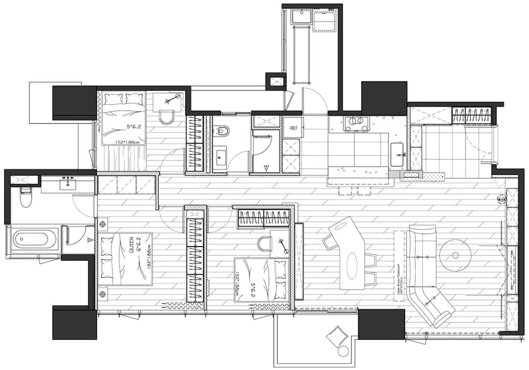 趣味亲子大平层住宅丨中国台中丨丰心设计-38