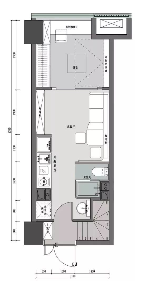 绿地兴港·航都会 | 小空间大欢喜的室内设计-42