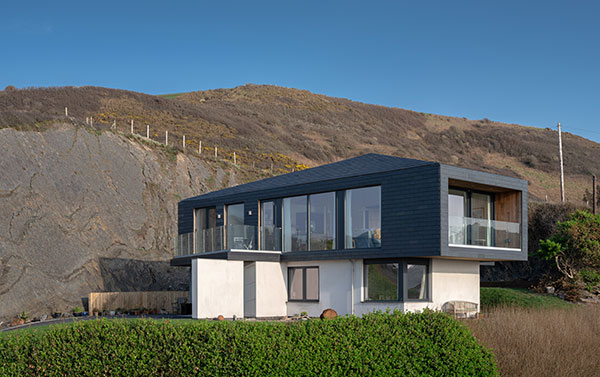 CUPACLAD用于威尔士沿海新住宅项目丨英国威尔士丨George + Tomos Architects-9