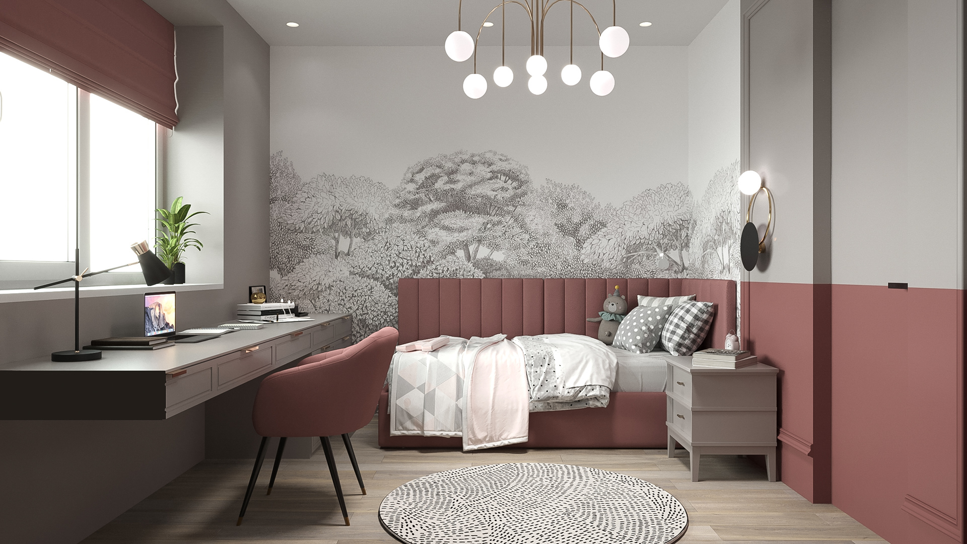 Детская комната для девочки-1