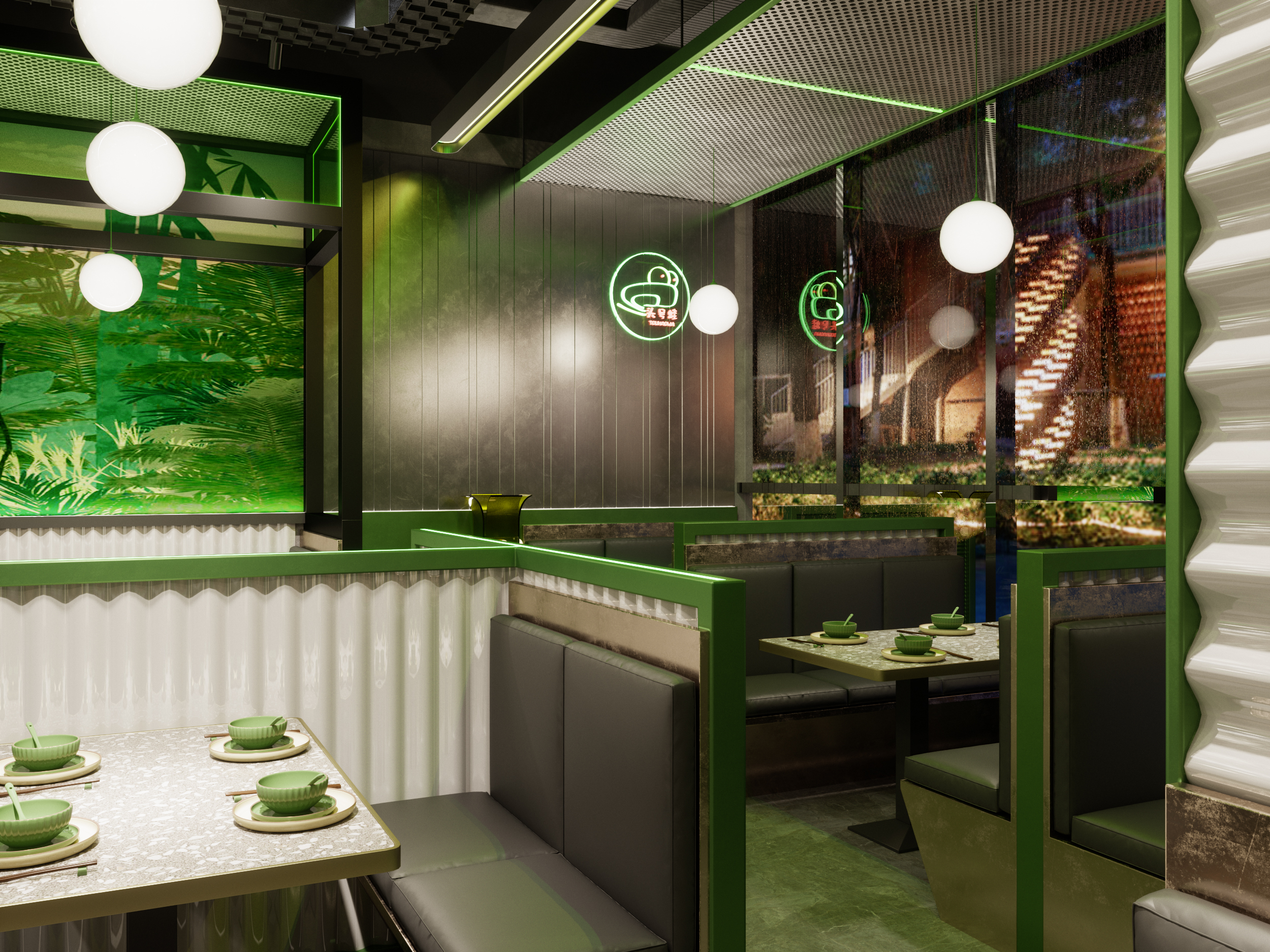 头号蛙丨餐饮店渲染-10