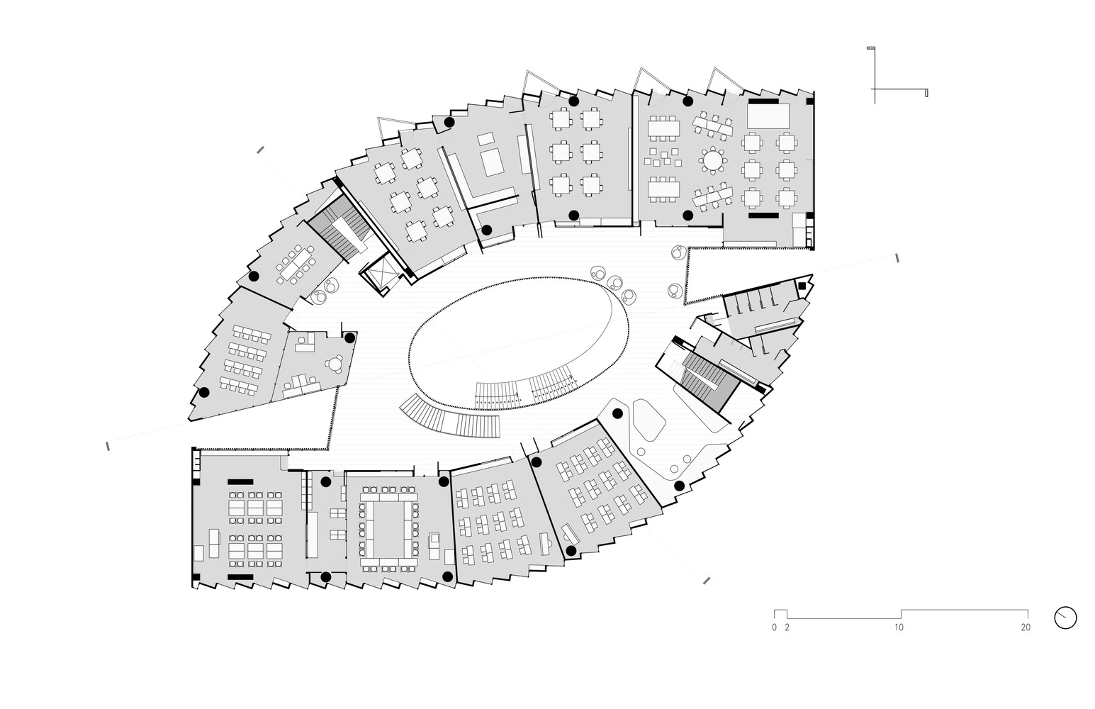 Eureka Center · 创新的椭圆形校园建筑设计丨哥伦比亚丨taller de arquitectura de bogotá-62