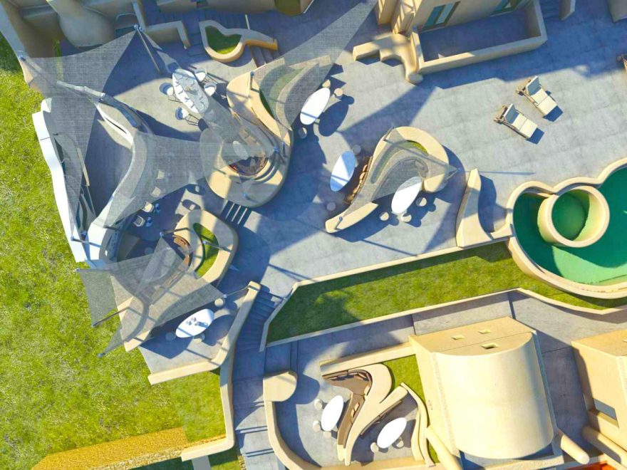 Pool Bar Dome Resort - Utopia Hotel Design Staging-27