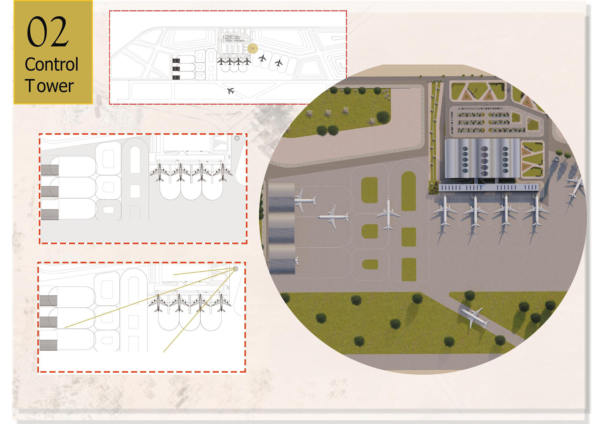 Domestic Airport in south sinai " Graduation Project"-26