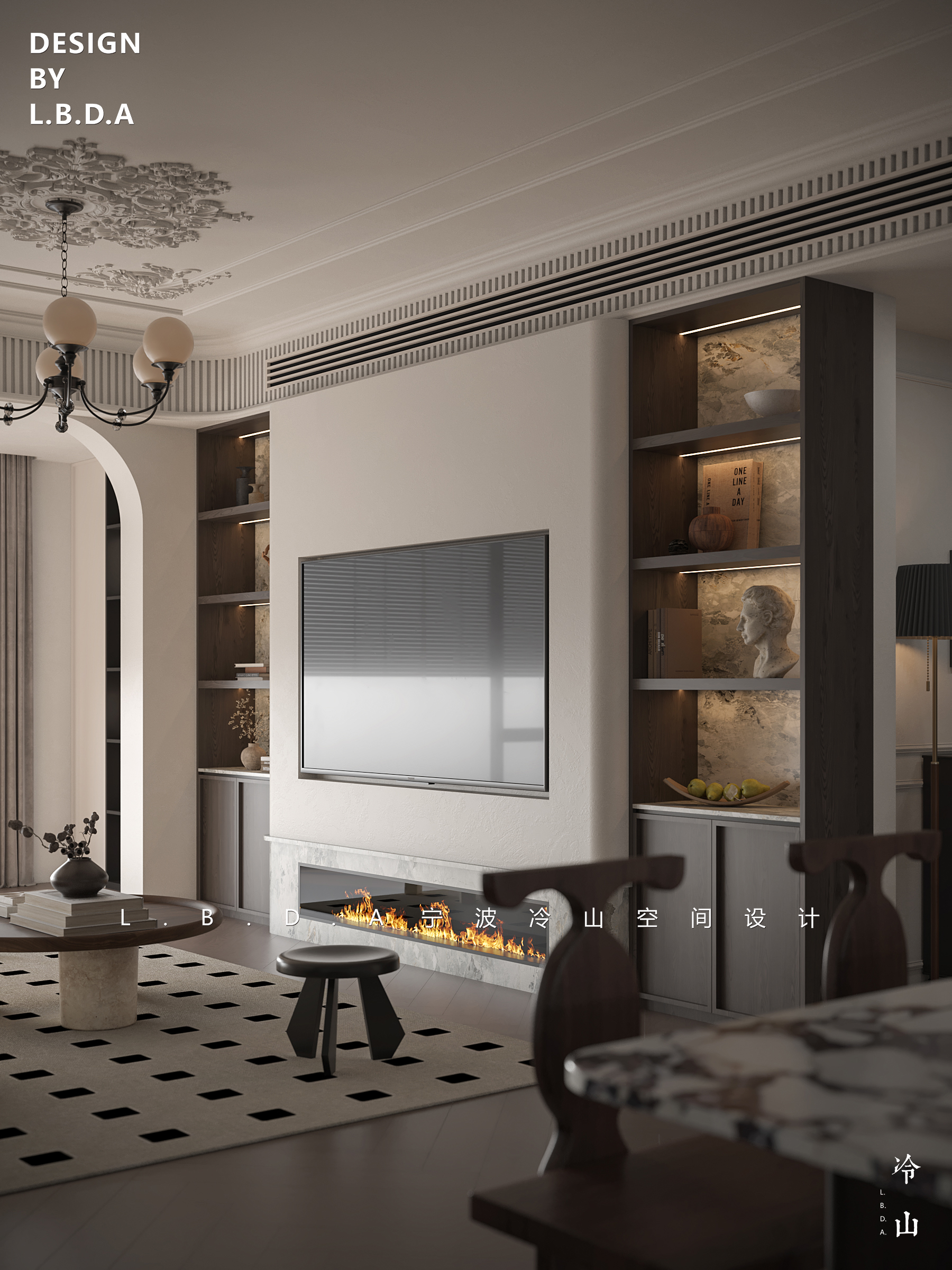 建发嫚云丨150㎡中古法式-9