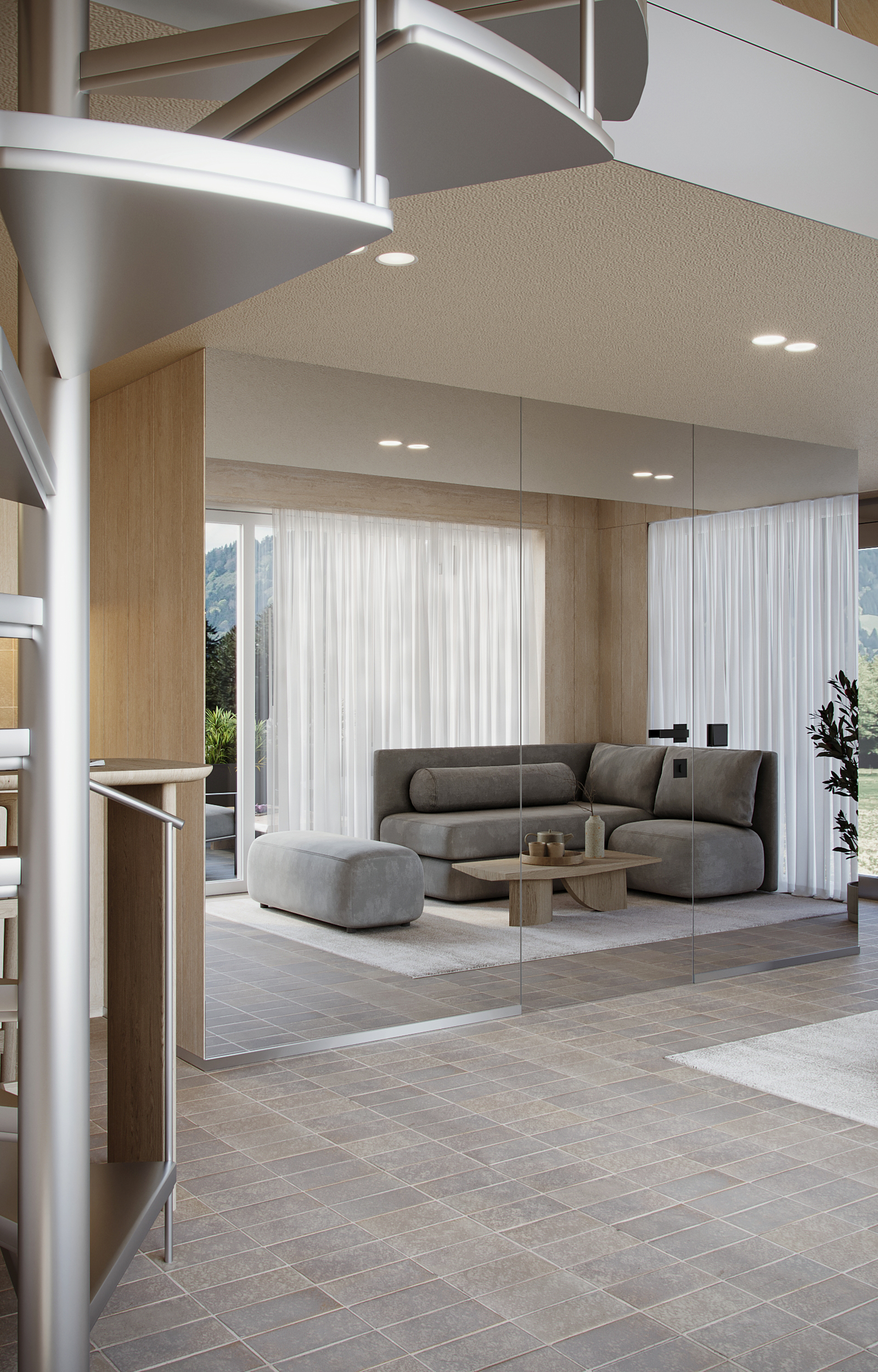 喀尔巴阡山脉中的现代谷仓式房屋丨乌克兰-3