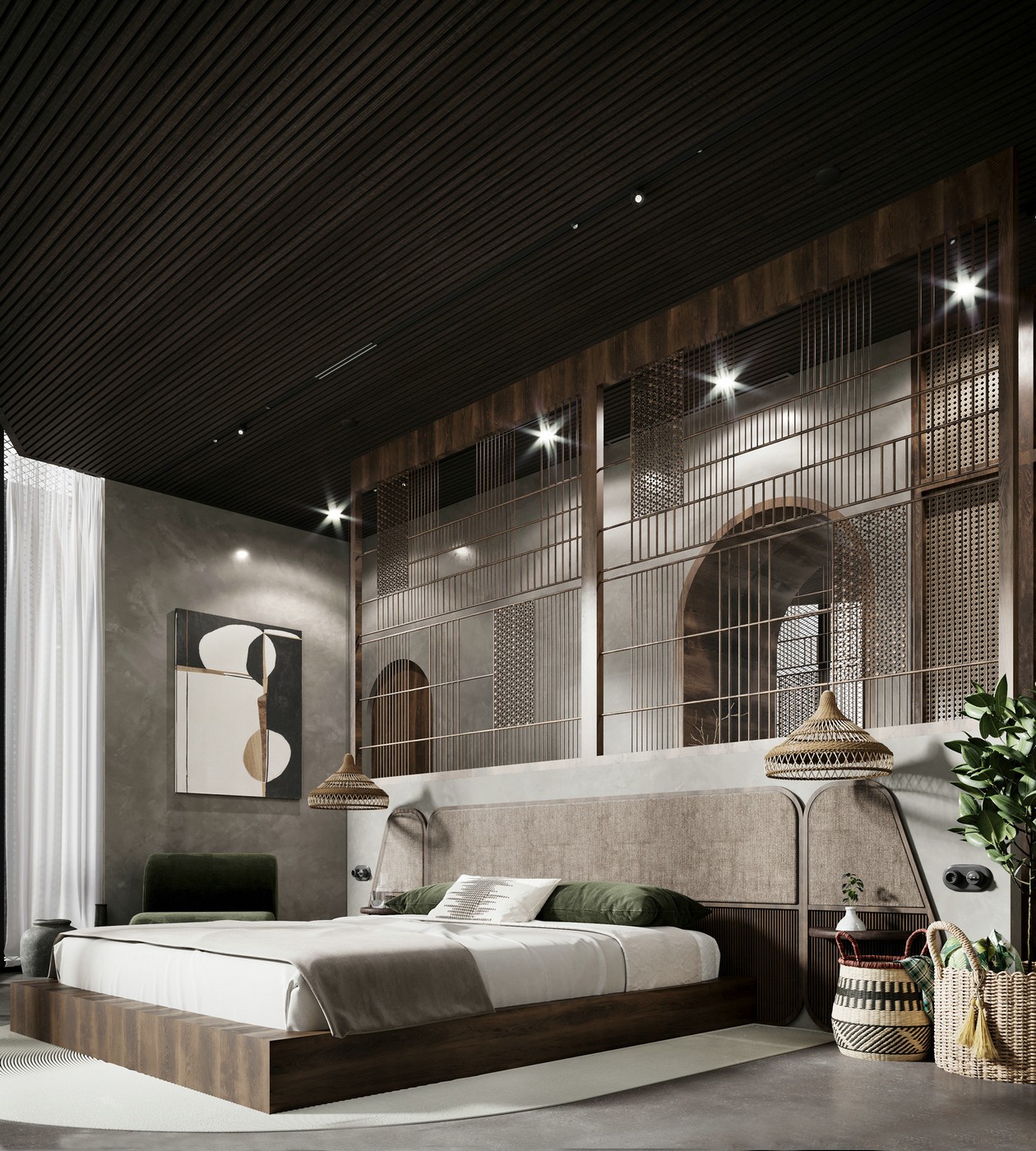 水泥灰+侘寂风，构筑不一样的静谧住宅-16