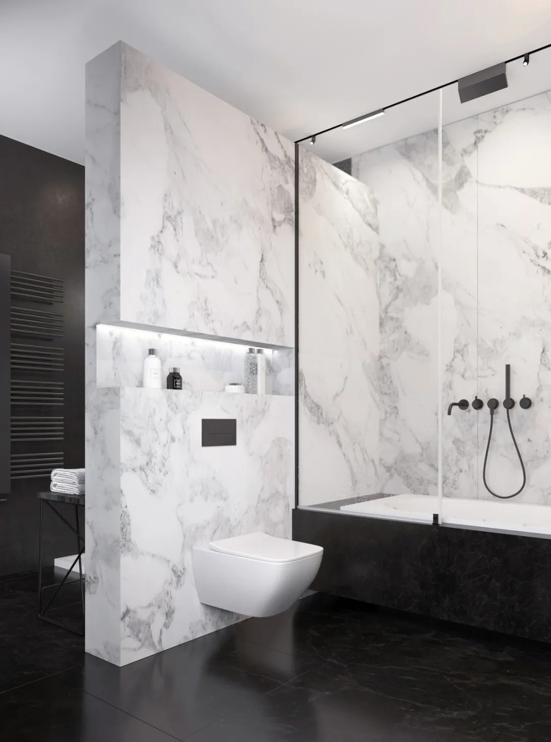 高级黑＋极简白的质感奢华-31