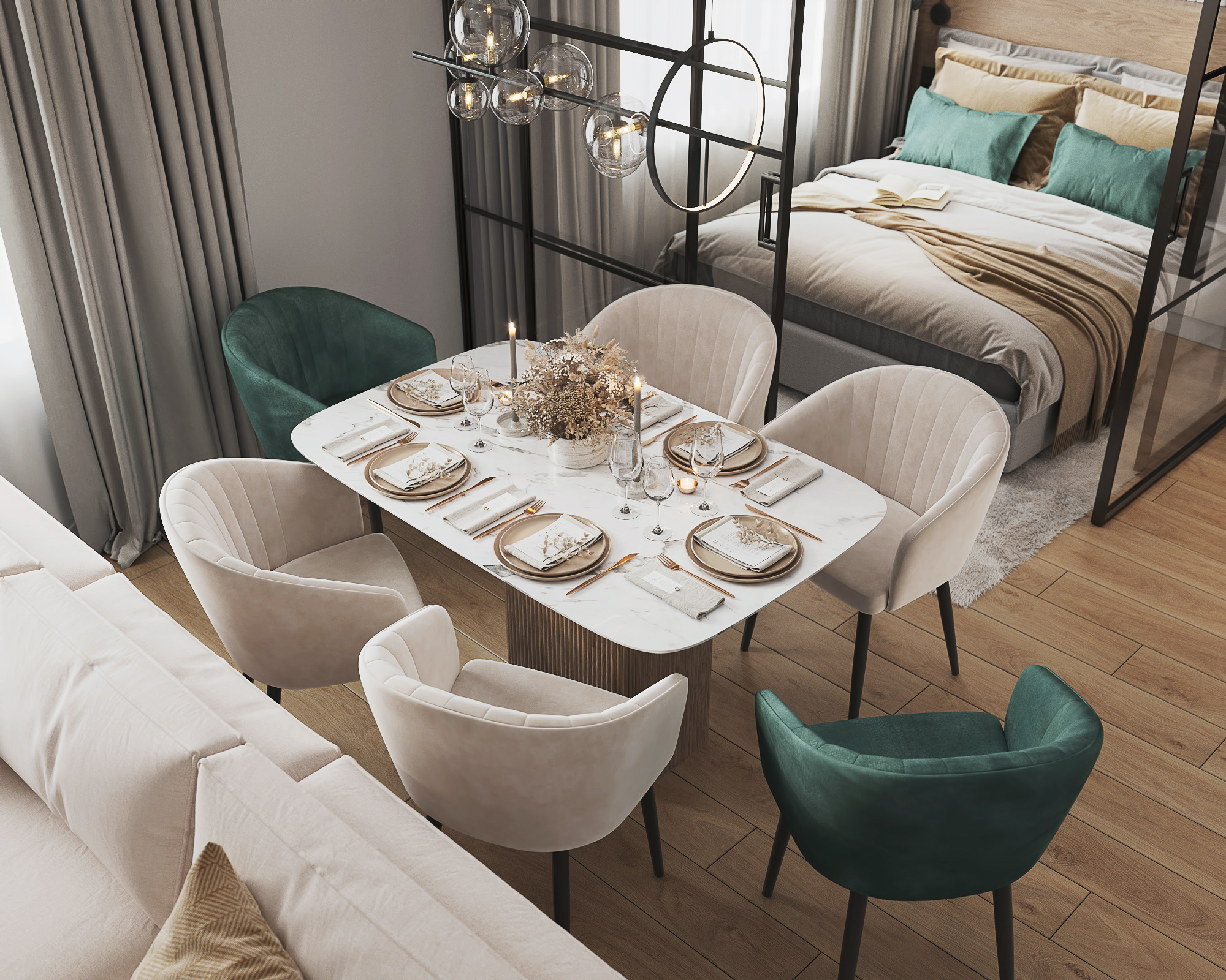 莫斯科“Fresh”住宅综合体小公寓丨俄罗斯莫斯科丨ksinteriors-5