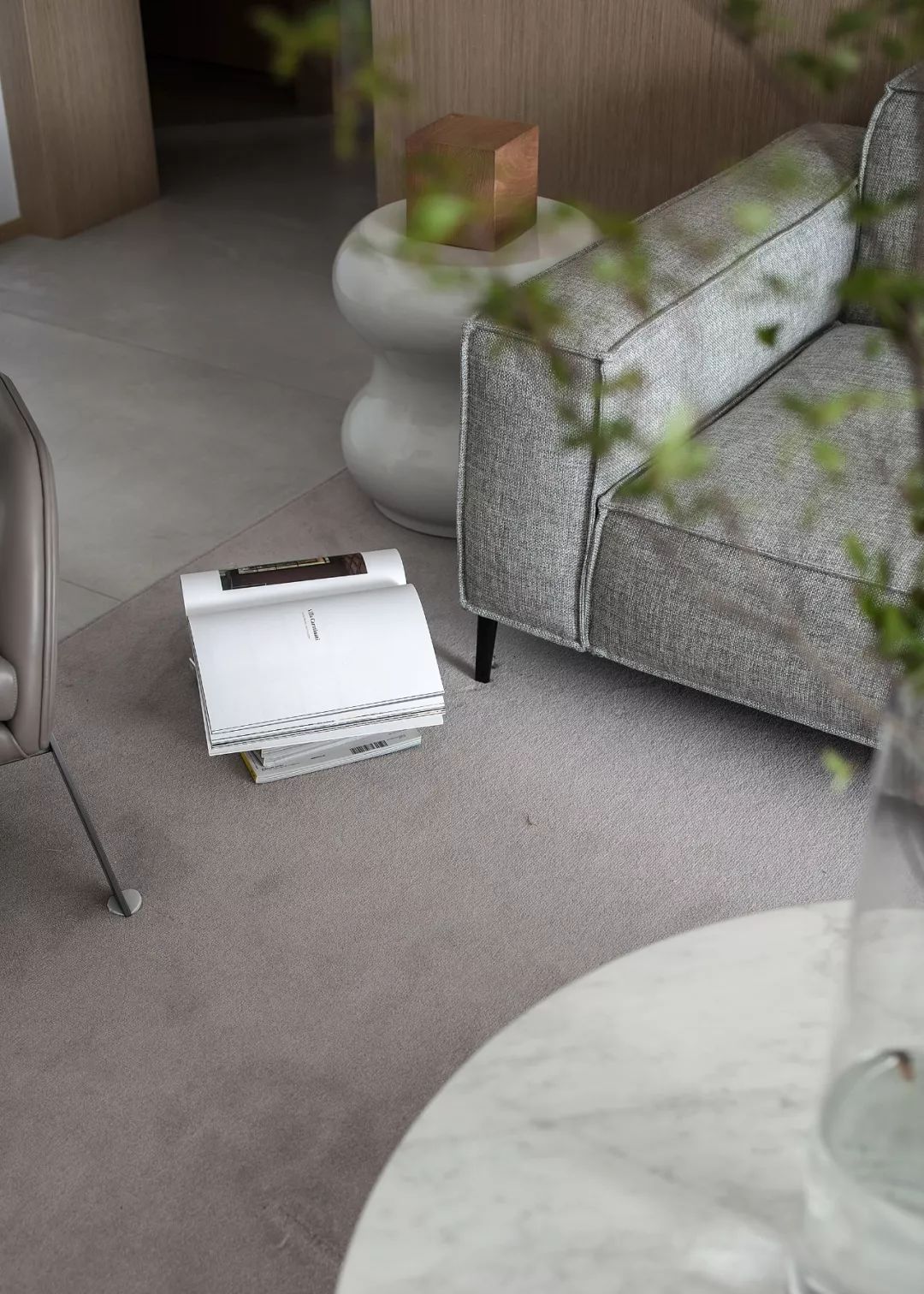 145㎡清新原木公寓，几何线条打造通透空间-42