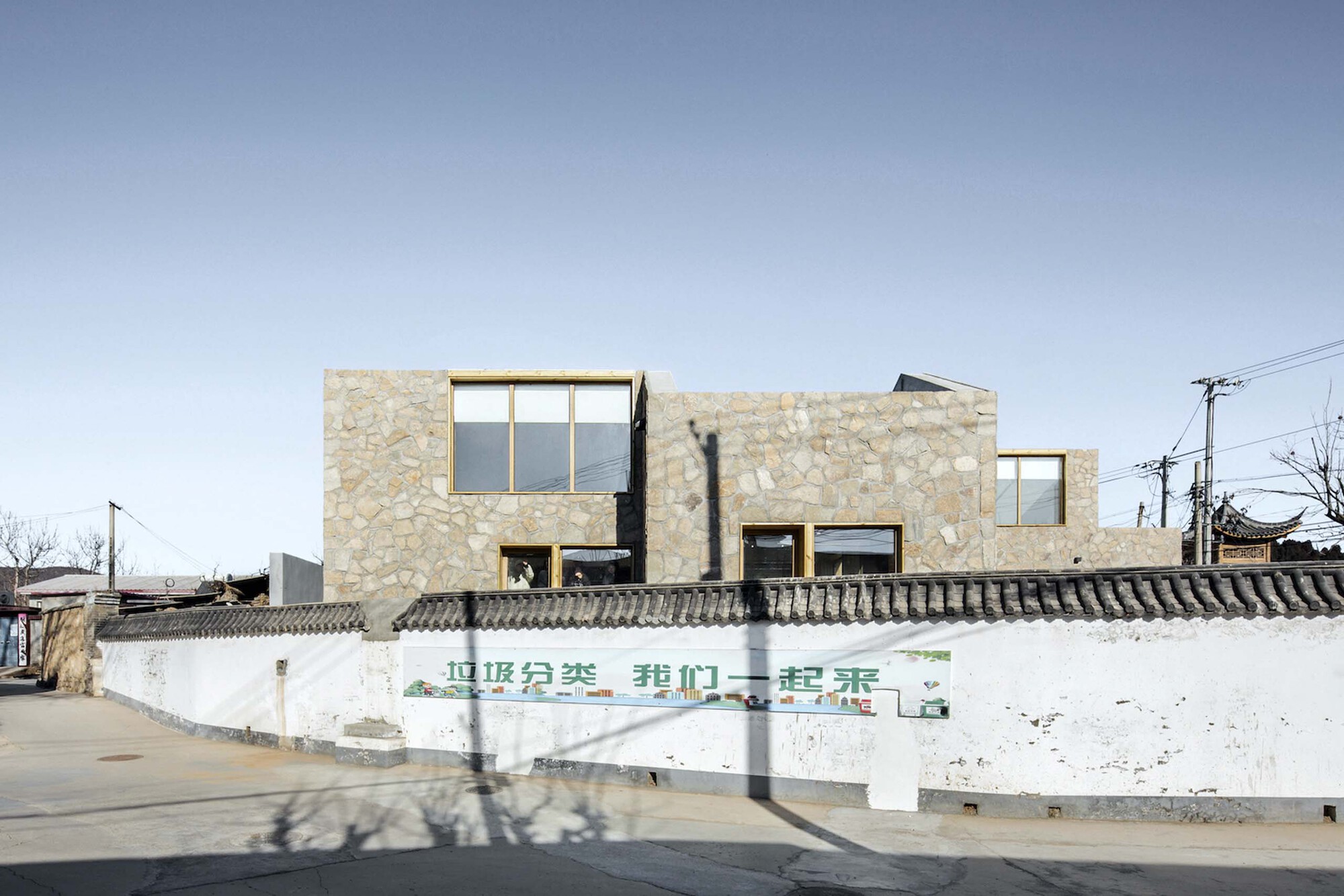 折叠式屋顶庭院住宅丨中国北京丨MAT Office-38