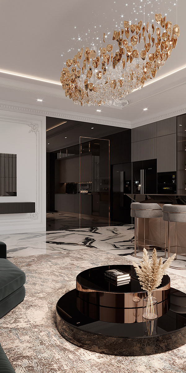 豪华客厅丨Mohammed Yossef-26