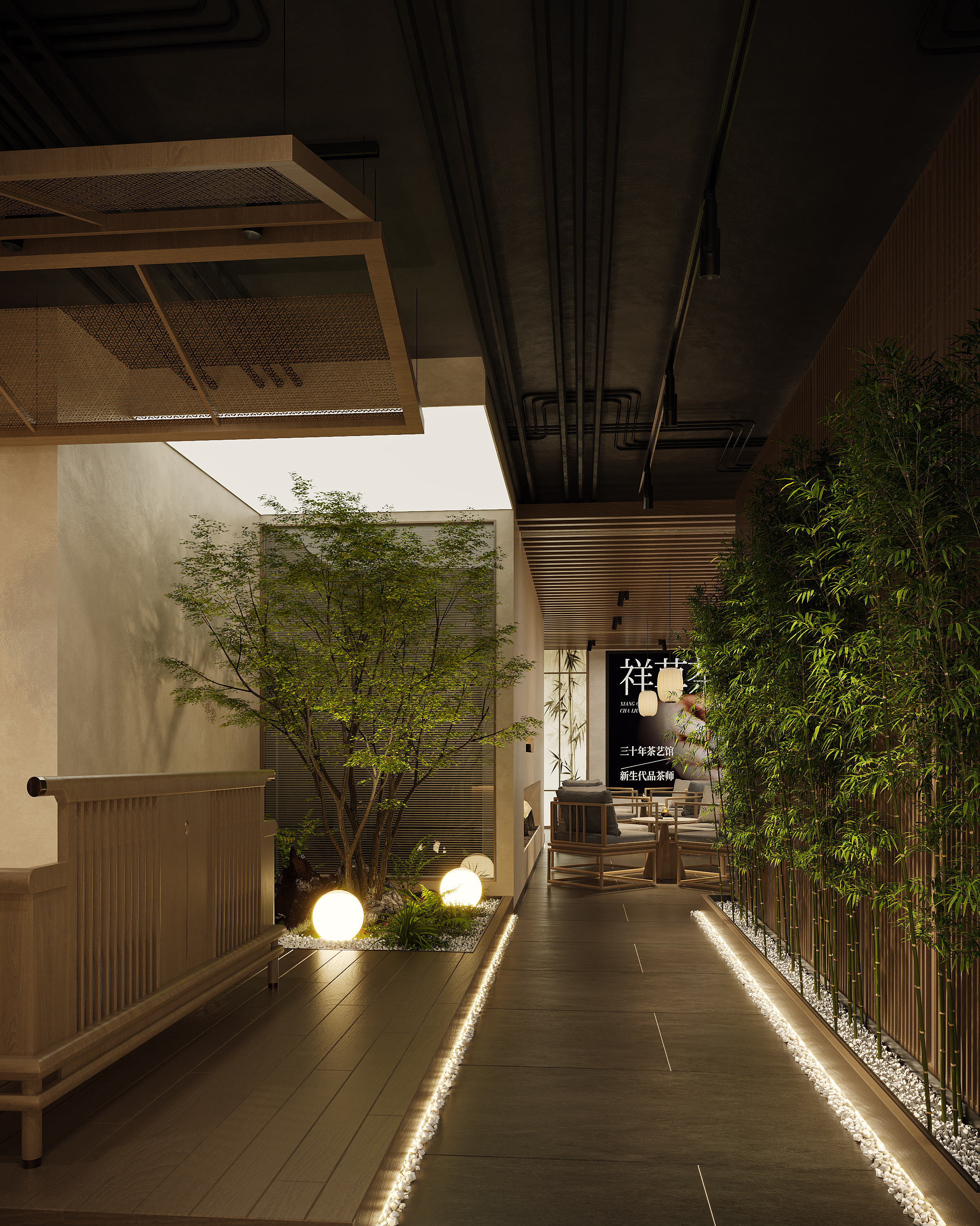 茶楼   杭州白龙马效果图-5