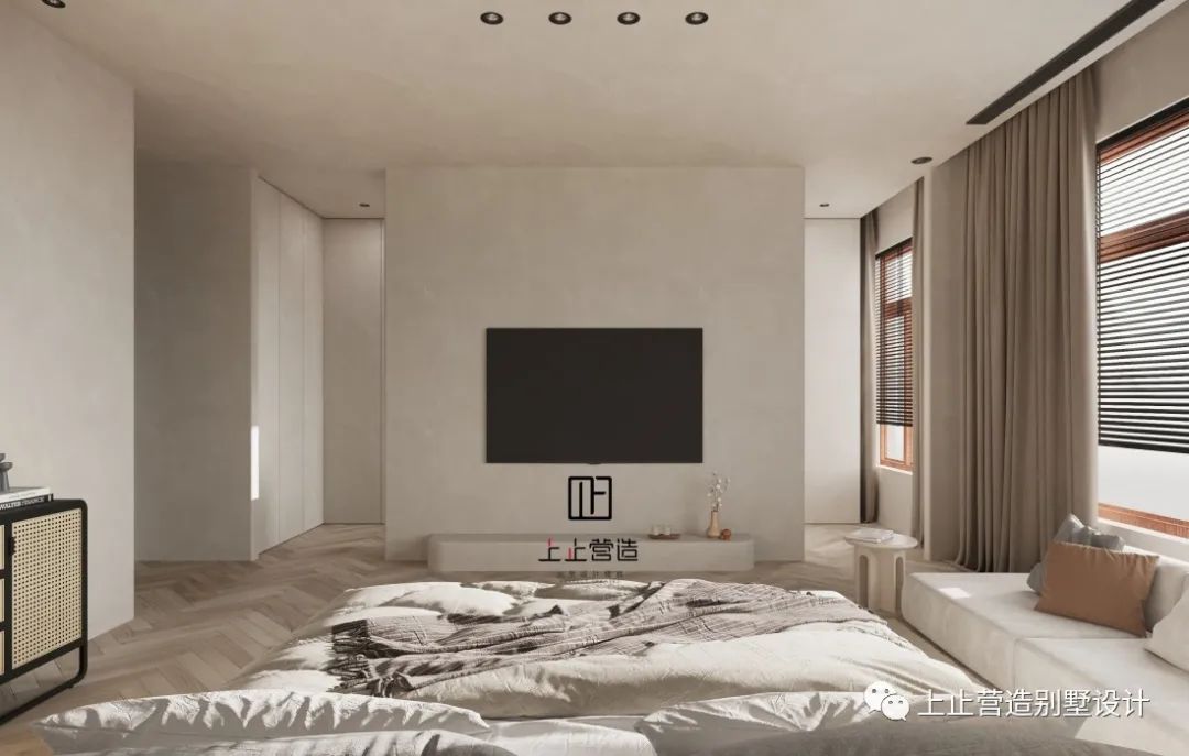 龙首壹号院侘寂风本真住宅设计丨上止营造别墅设计-15