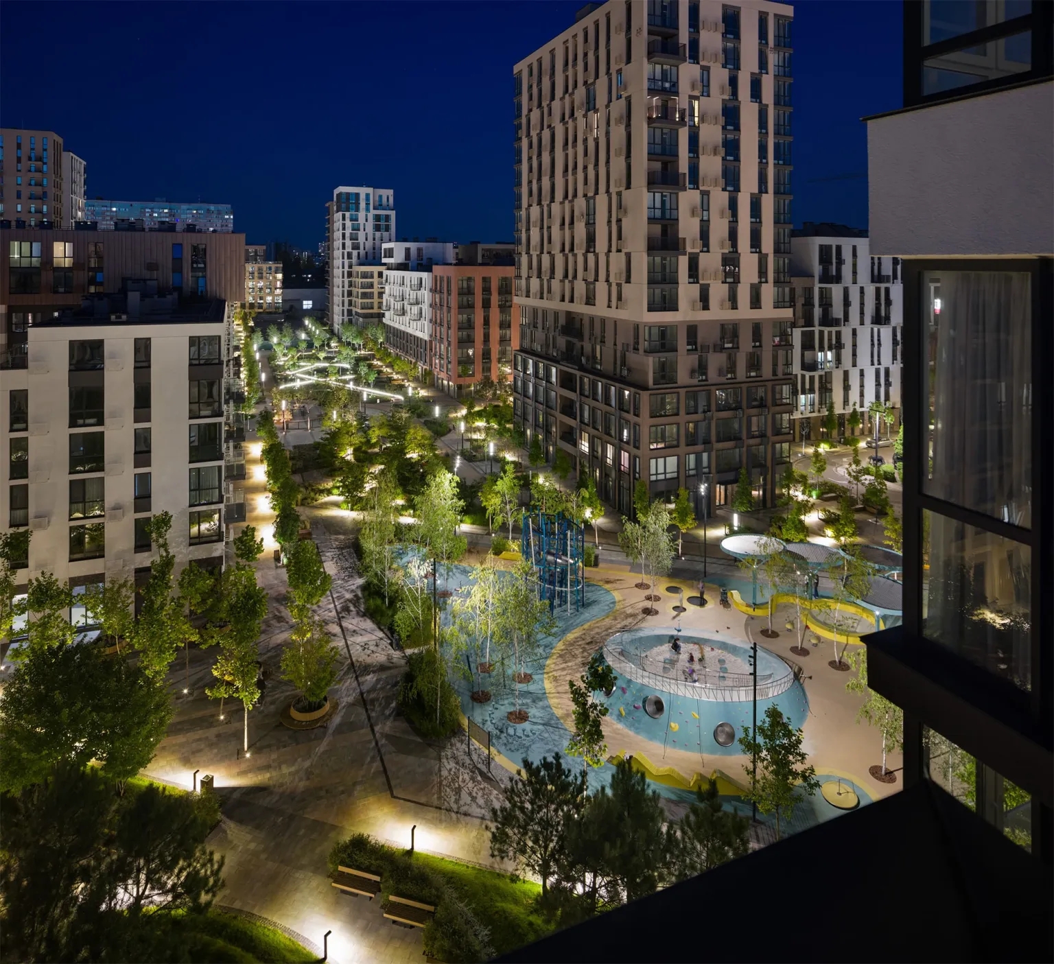 基辅 Fayna Town 住宅区景观丨乌克兰基辅-31