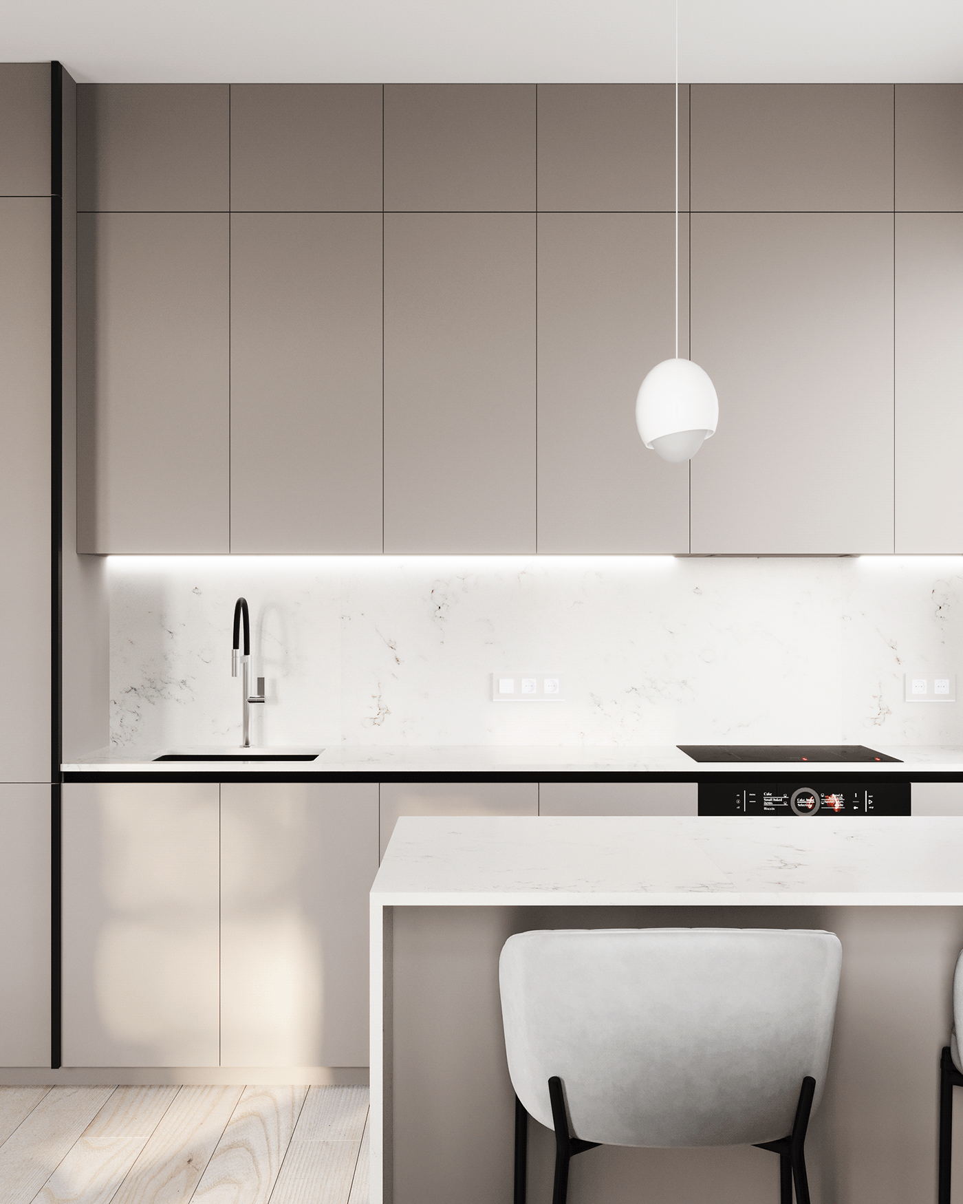 乌克兰85㎡简约风公寓设计-13