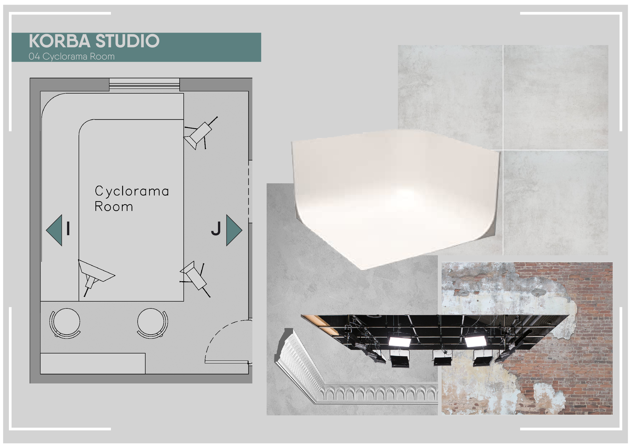 Photography Studio 2D Interior Design & Mood Board-30