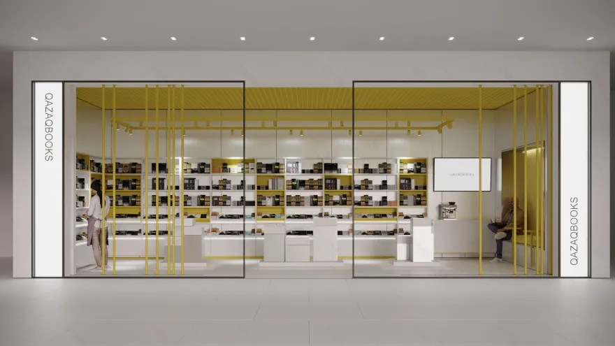 书店室内设计丨哈萨克斯坦丨Kvadrat Architects-24