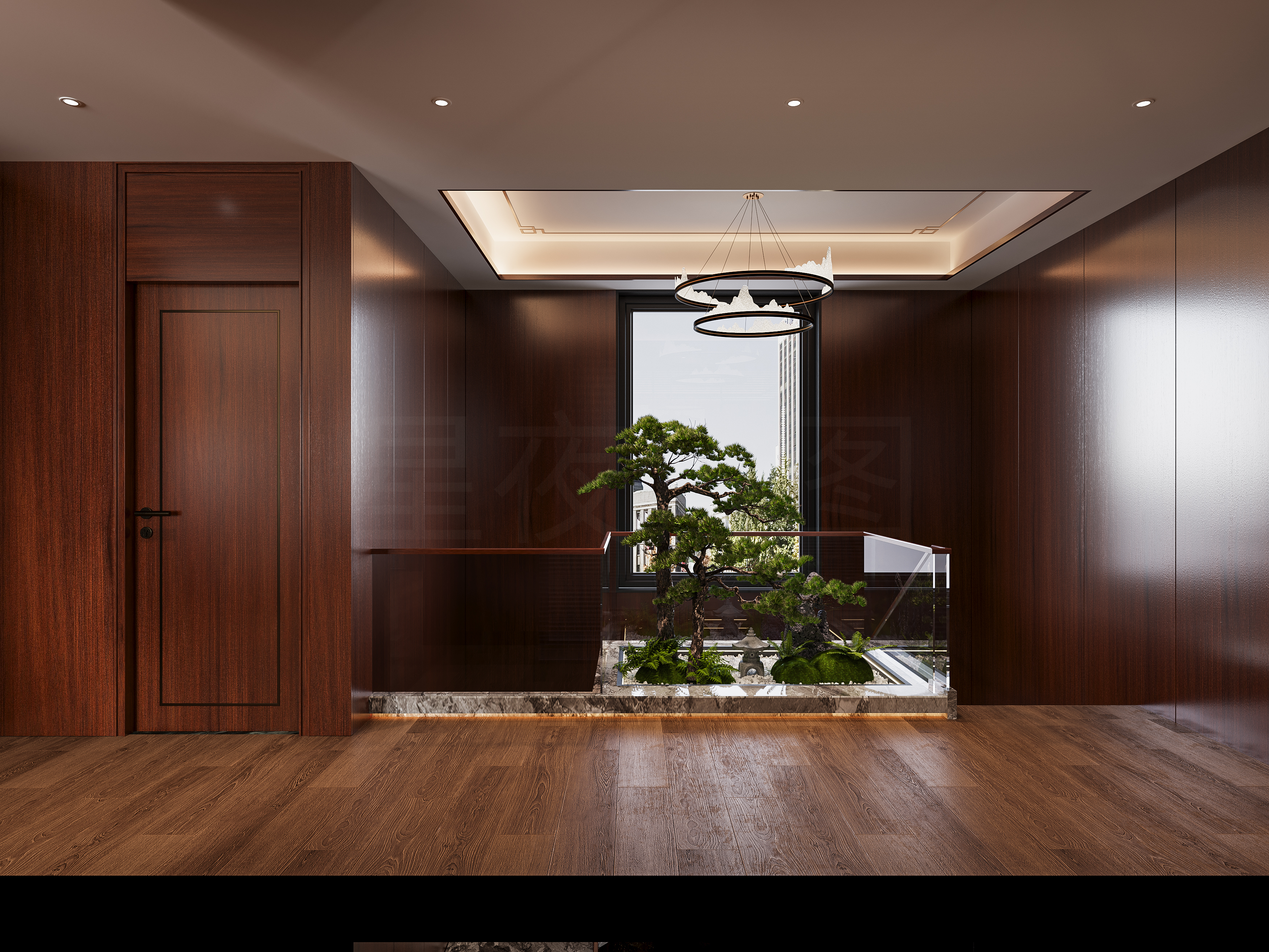 新中式大气木色搭配 尊贵典雅-3