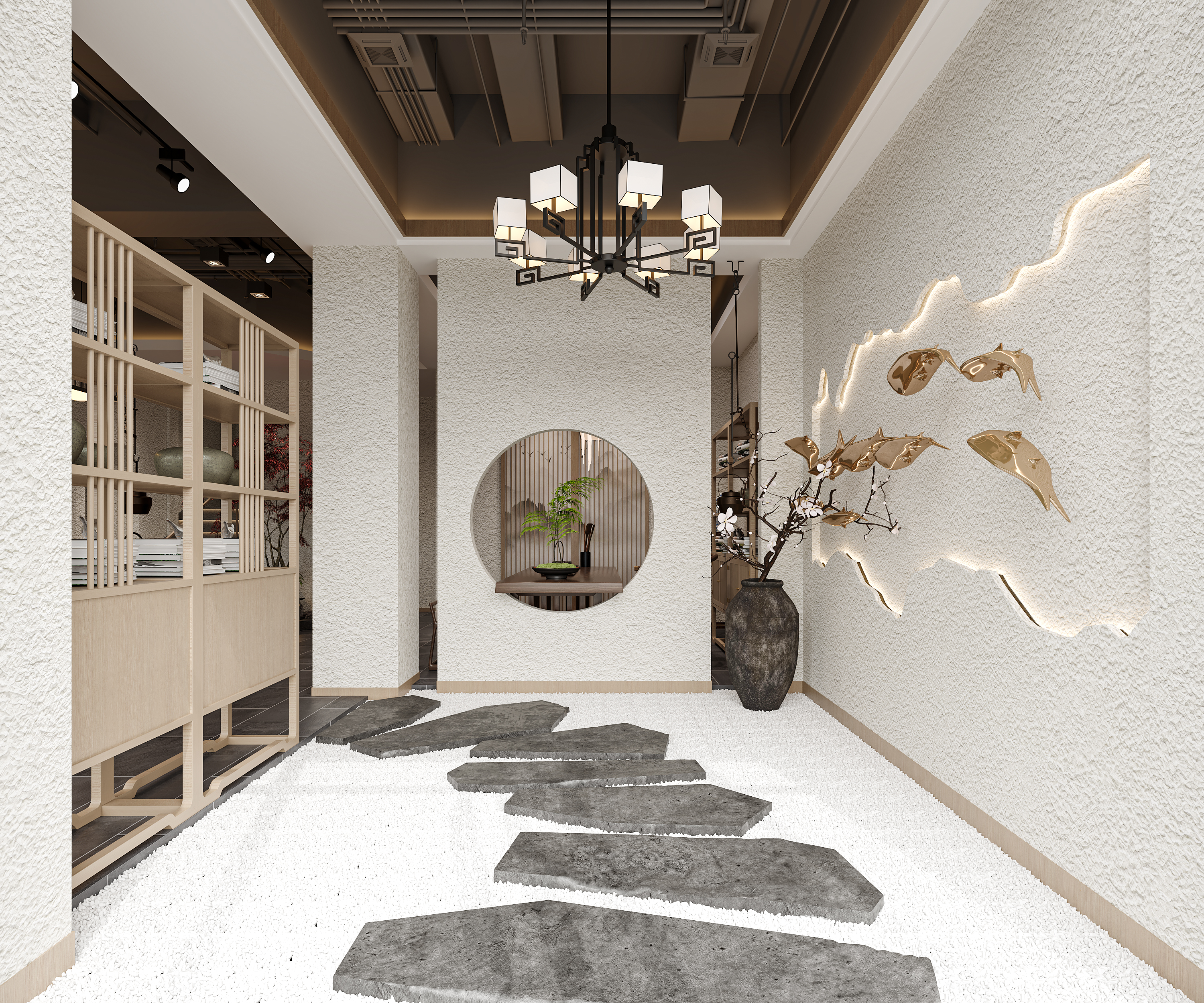 茶室-效果图-合肥锦轩设计-7